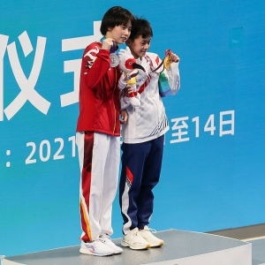 陈芋汐两度战胜全红婵 中国跳水进行世锦赛前队内测验