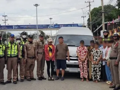 用脸书看警方路检！泰男运送9名缅甸人仍被当场截获