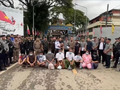 跑到缅甸躲起来也逃不掉，9名泰国通缉人员被移交回国