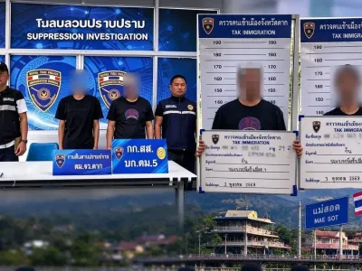 泰国湄索查获2名中国公民，涉嫌非法入境停留