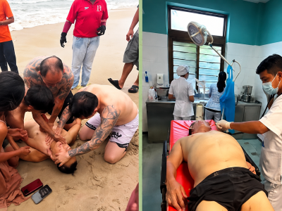 西港奥特斯海滩发生悲剧！一名中国男子下海游玩溺水身亡
