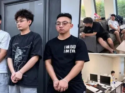 老挝万象两天突查5处网络犯罪窝点，控制33人其中29名中国人