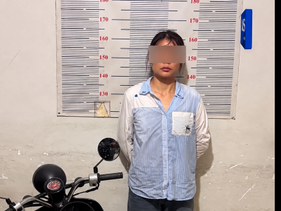 中国女子在金边多次潜入店铺盗窃财物被警方抓获