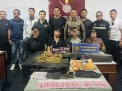 泰国66岁老妇被忽悠拿黄金现金，4名中国人被抓