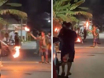 普吉又现外国人深夜聚会争议：街头火舞、音乐、占道