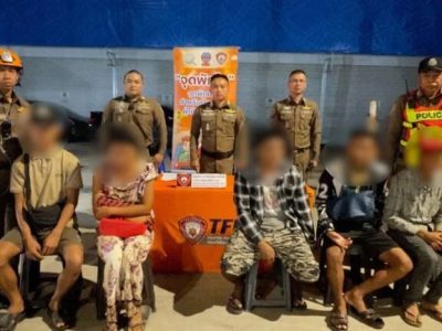 泰国交警检查站拦截可疑车辆，发现7名缅甸籍人员非法入境