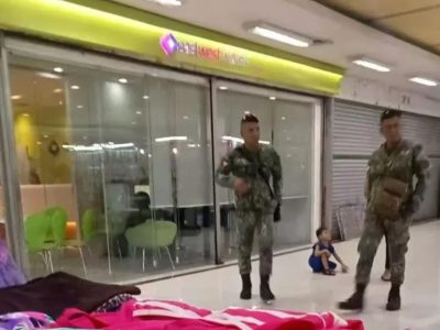 菲律宾999商场突现执法行动，一家水杯店被查封