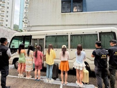 香港多警区联合执法，12名内地女子涉嫌卖淫被查