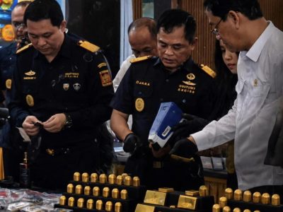 印尼机场查获23.8公斤涉嫌走私黄金！7名中国籍人员被抓