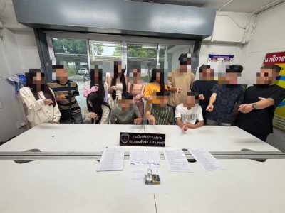 春武里深夜扫毒动真格：14人被抓，10袋氯胺酮遭扣