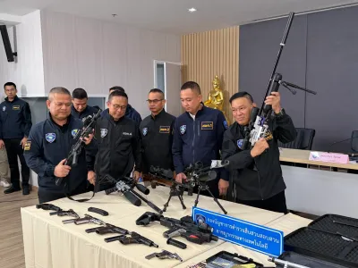 泰国全国扫荡网络枪械交易！186人被捕缴获228支枪