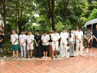 万象警方突查两处网赌电诈窝点，13人被控制含12名中国籍