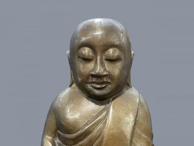 笑面龙婆银供奉像·邦坤寺·佛历2535年
