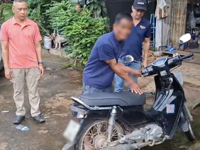 一辆摩托换30粒冰毒！泰国43岁男子涉12起盗窃案