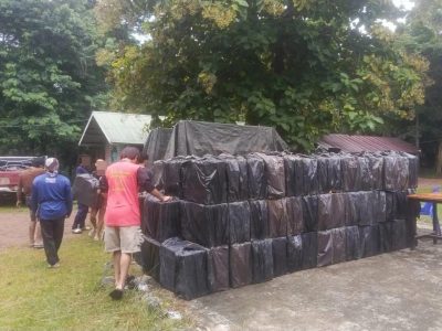 6500万泰铢走私香烟！泰国尖竹汶边境突查3辆可疑车
