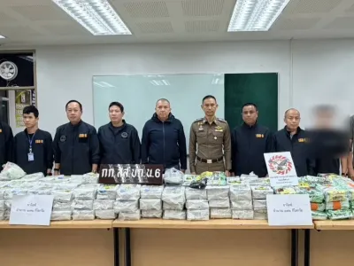 泰国警方查获171.5公斤冰毒！藏在茶叶袋和皮卡暗格内