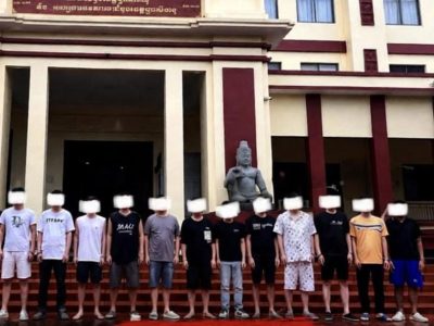 15名中国人、2名柬埔寨人涉案，西港法院批准羁押