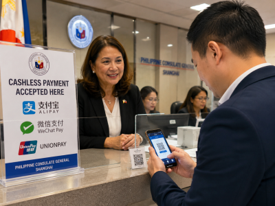 菲律宾驻上海总领馆升级：签证费可用支付宝、微信支付