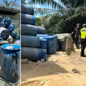 2600升汽油被查！沙巴76岁老翁无证囤油被抓