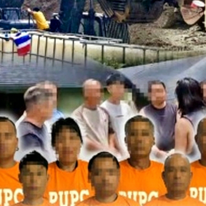 菲律宾警方深山突袭！9名中国人当场被抓