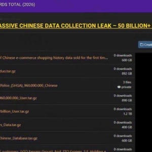 500亿条！暗网惊现中国人信息合集，连警方数据库都在列