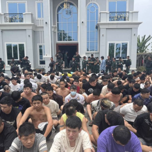 柬埔寨波比市清剿电诈窝点，抓获210名大陆人及29名台湾人
