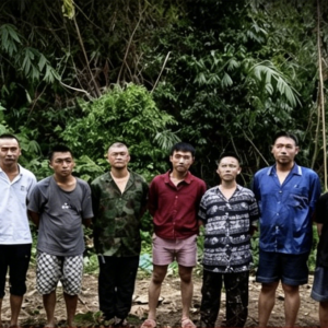 缅甸5月15日通报：萨尔温江附近再抓10名中国涉诈人