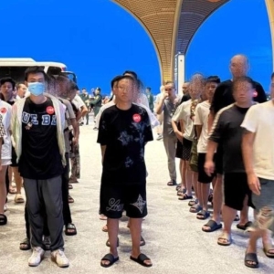 中国大使馆联合行动！柬埔寨包机遣返319名涉网络诈骗犯