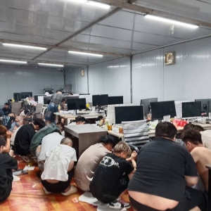 35名中国人！老挝突查跨境电诈窝点，抓获中越韩等五国嫌犯
