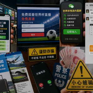 世界杯热潮下诈骗激增！东南亚华人已有人损失数十万，警方紧急提醒 ...