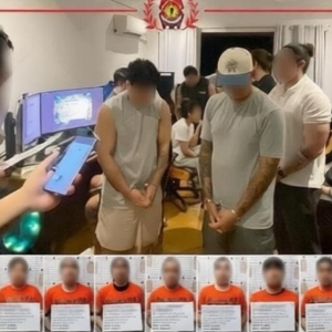菲警方突袭高档别墅抓人，意外捣毁地下博彩窝点控制13人