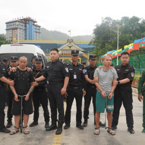 应中方协查，佤邦抓获两名重大命案犯并于口岸移交