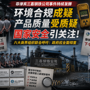 69名中国员工刚获释，菲六大商会联名施压彻查钢铁厂