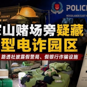 柬泰边境又曝电诈园区，里面竟连“假警局”都有