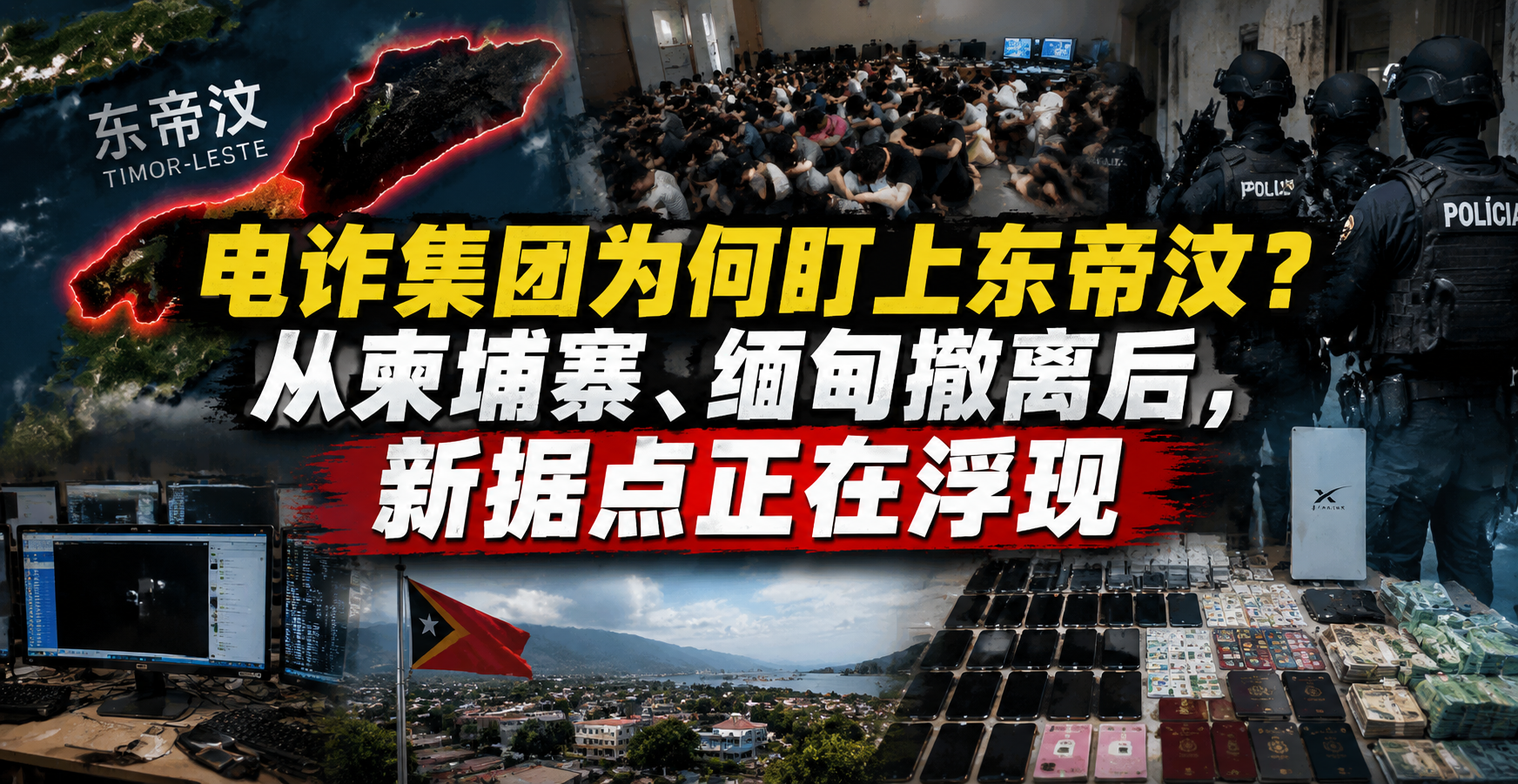电诈集团为何盯上东帝汶？从柬埔寨、缅甸撤离后，新据点正在浮现