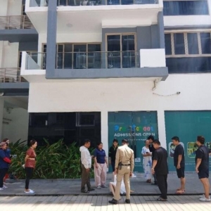金边中国籍女子情侣争吵后坠楼，身体多处受伤送医