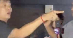 金边加油站发生冲突！中国籍男子疑醉酒与多人发生争执