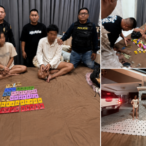 中国男子与泰女在芭提雅被抓，69个“僵尸烟”烟弹曝光！