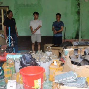 老挝警方突袭电诈窝点，6名越南籍人员落网并缴获枪支