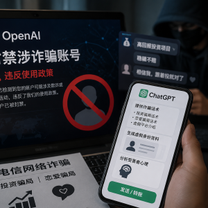 AI也被利用搞诈骗？OpenAI封禁一批恶意ChatGPT账号
