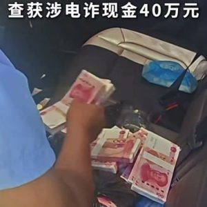 电诈嫌疑人携40万元现金逃跑，被镇江警方成功拦截