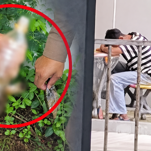 医院里竟然抽大麻？泰国男子当场被查，自制烟具也被搜出