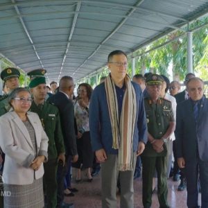 中国国防部长董军抵达东帝汶，参加重要纪念活动