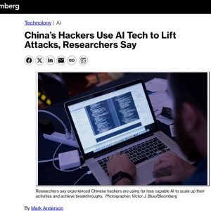 中国关联黑客被指使用DeepSeek，网络攻击活动数量增逾一倍