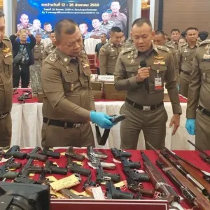 泰国警方15天侦破7261起涉枪案件，查获7872支枪械