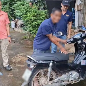 一辆摩托换30粒冰毒！泰国43岁男子涉12起盗窃案