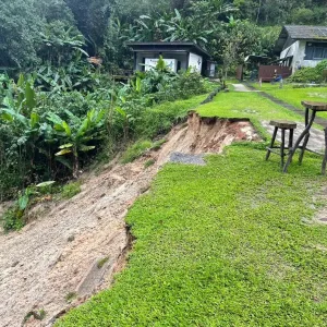 暴雨重创湄旺国家公园，多处滑坡暂时关闭
