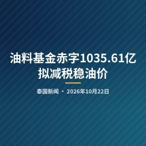 油料基金赤字1035.61亿 拟减税稳油价