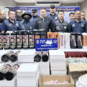 曼谷警方查获60万泰铢笑气！19岁男子涉嫌非法销售