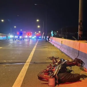 48岁缅甸籍男子骑摩托车撞上轿车！泰国清迈发生严重事故